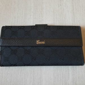 Authentic Gucci Wallet Black